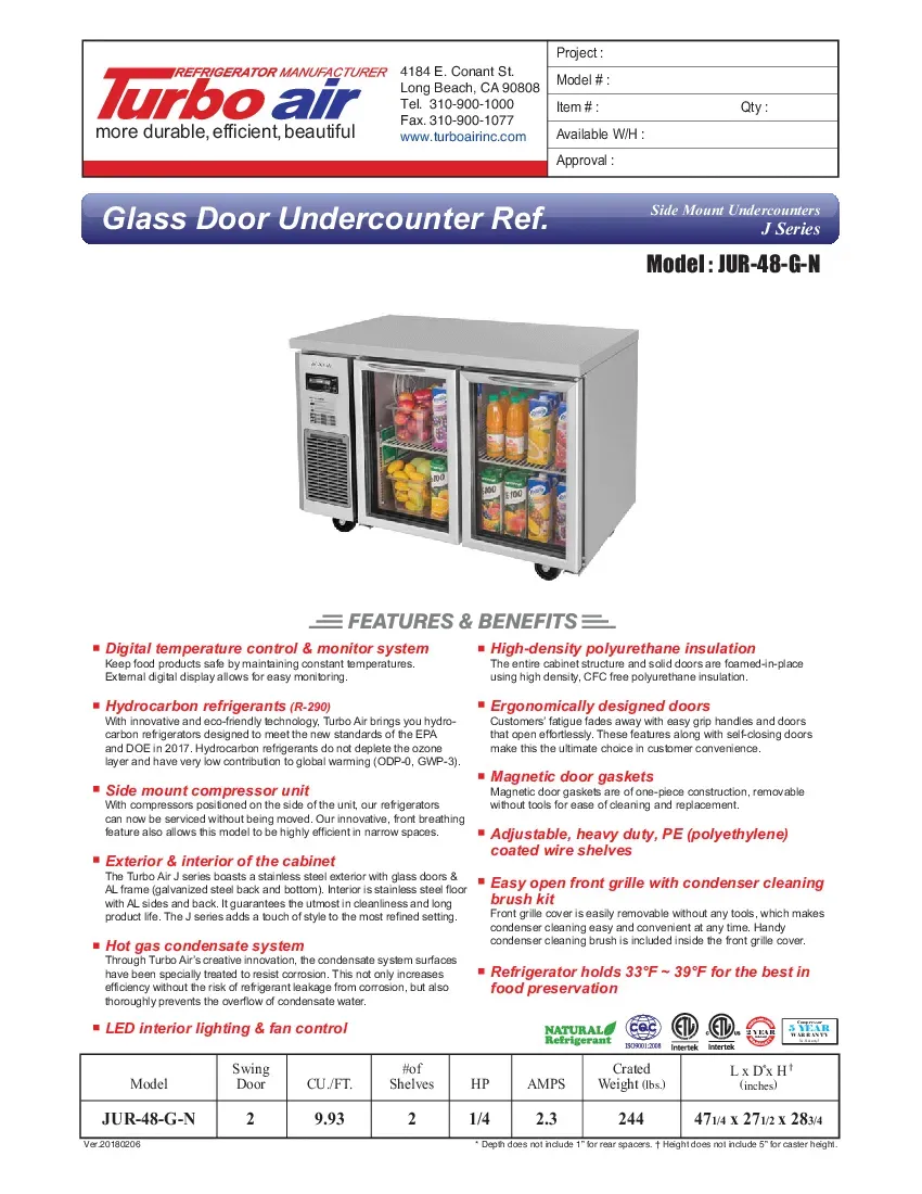 turbo-air-jur-48-g-n-refrigerator-undercounter-reach-in-115v-47-25-w-glass-260726ku2g2w.pdf
