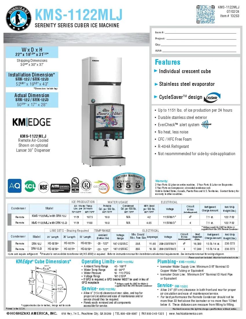 hoshizaki-kms-1122mlj-ice-maker-cube-style-crescent-cube-style-specsheet-26071912nlq2.pdf