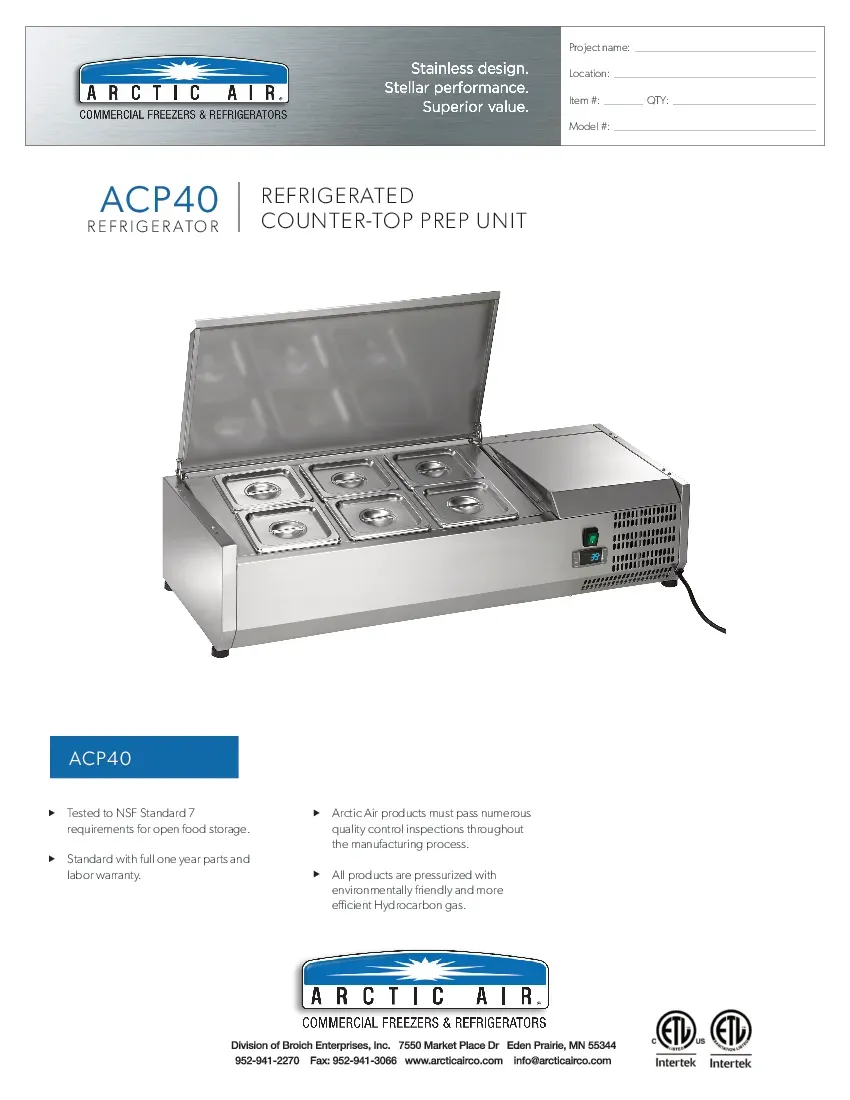 arctic-air-acp40-refrigerated-countertop-pan-rail-115v-specsheet-260719r3ebul.pdf