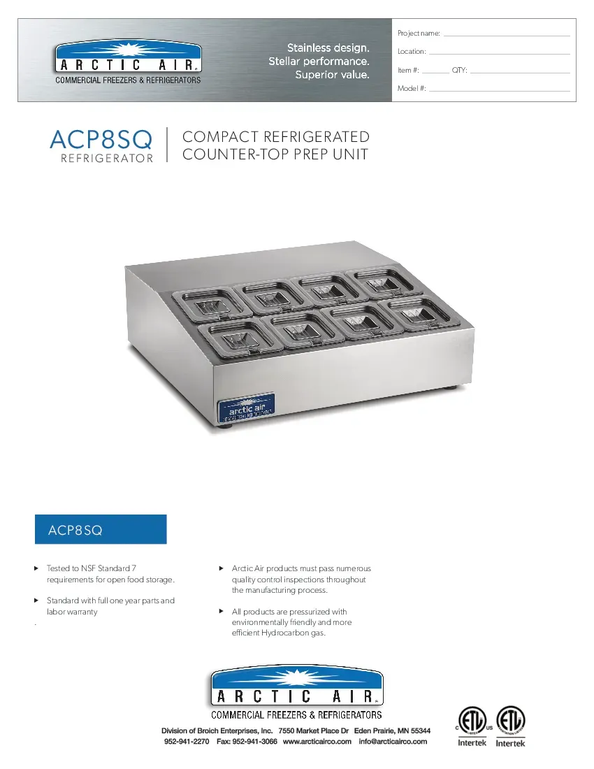 arctic-air-acp8sq-refrigerated-countertop-pan-rail-115v-specsheet-260719javwve.pdf