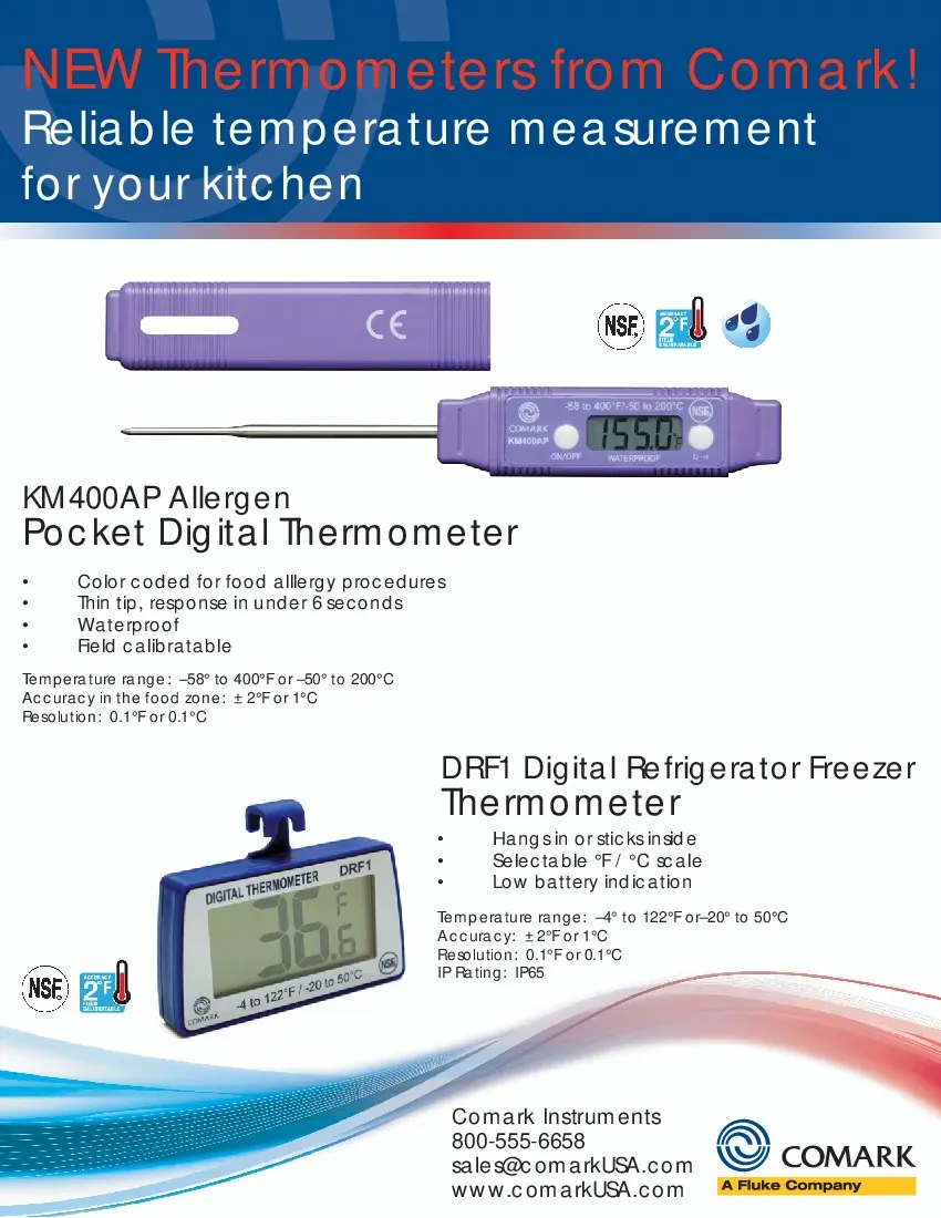 comark-instruments-fluke-km400ap-thermometer-pocket-waterproof-specsheet-26071252htf3.pdf