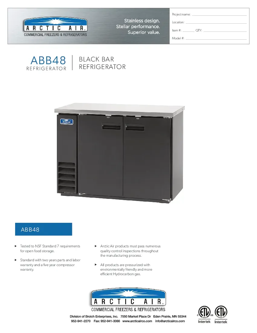 arctic-air-abb48-back-bar-cabinet-refrigerated-115v-49-w-solid-hinged-doors-2607197kxh87.pdf