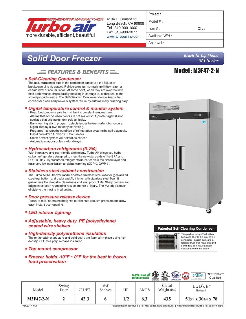 turbo-air-m3f47-2-n-freezer-reach-in-115v-two-section-self-contained-specsh-260719menewt.pdf