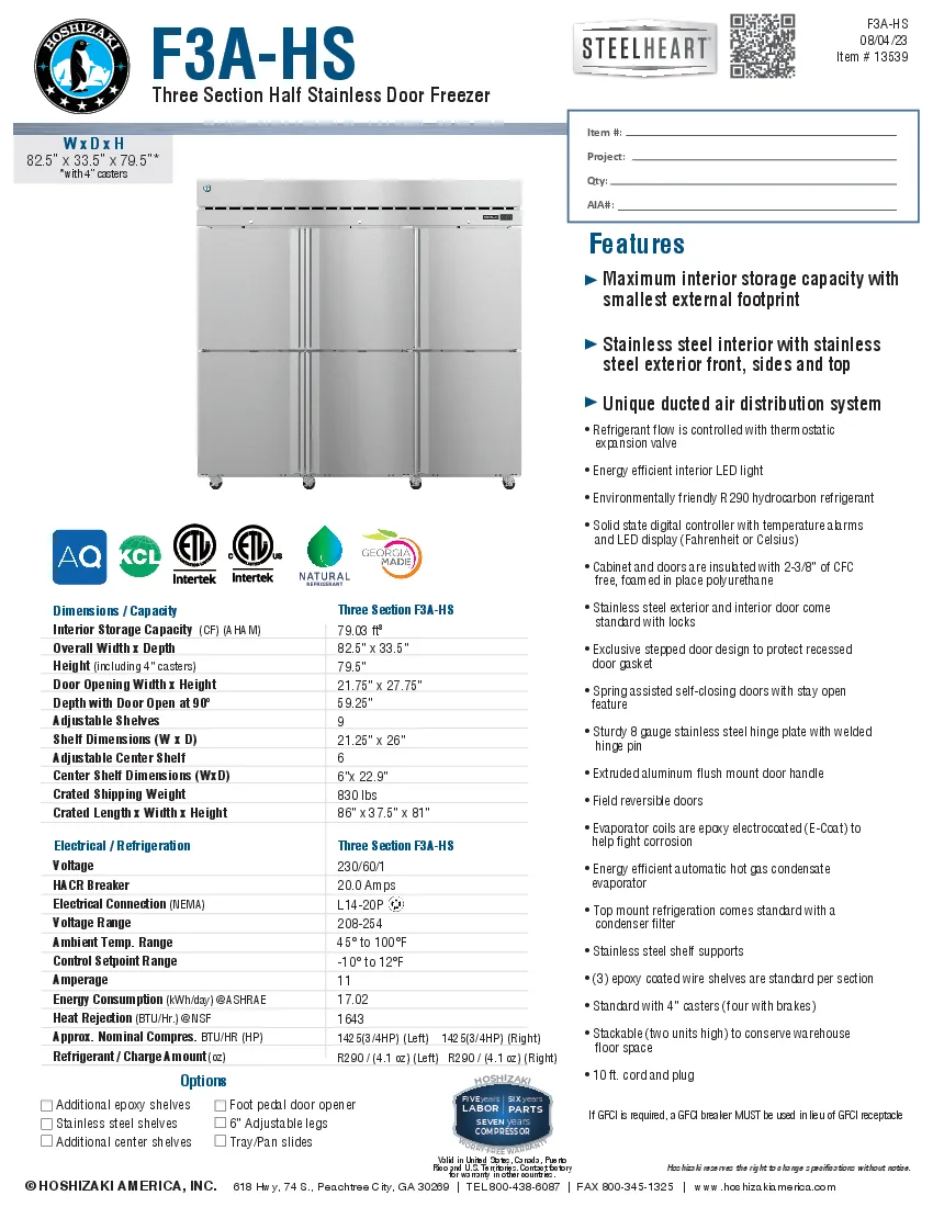 hoshizaki-f3a-hs-freezer-reach-in-three-section-self-contained-hinged-specs-2607191608hs.pdf