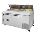 Turbo Air , TPR-67SD-D2-N, Refrigerated Counter, Pizza Prep Table