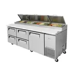 Turbo Air , TPR-93SD-D4-N, Refrigerated Counter, Pizza Prep Table