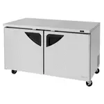 Turbo Air TUR-60SD-N, Refrigerator, Undercounter, Reach-In